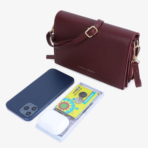 TAILIAN TC5109-003 Crossbody Phone Bag Vintage Leather Phone Purses Wallet Shoulder Bag - Green - 2