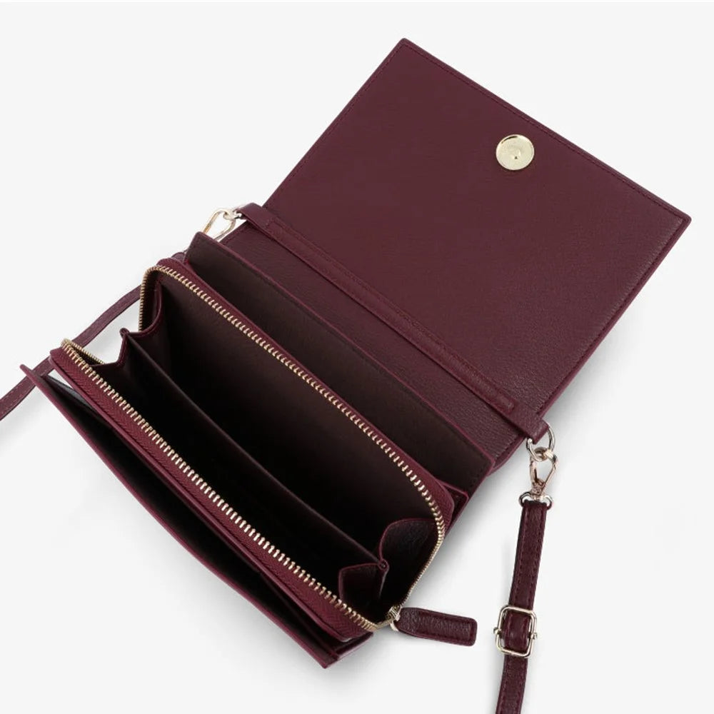 TAILIAN TC5109-003 Crossbody Phone Bag Vintage Leather Phone Purses Wallet Shoulder Bag - Green - 3