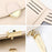 TAILIAN T6223-028 PU Leather Wallet Women Card Cash Holder Folding Purse - Beige - 6