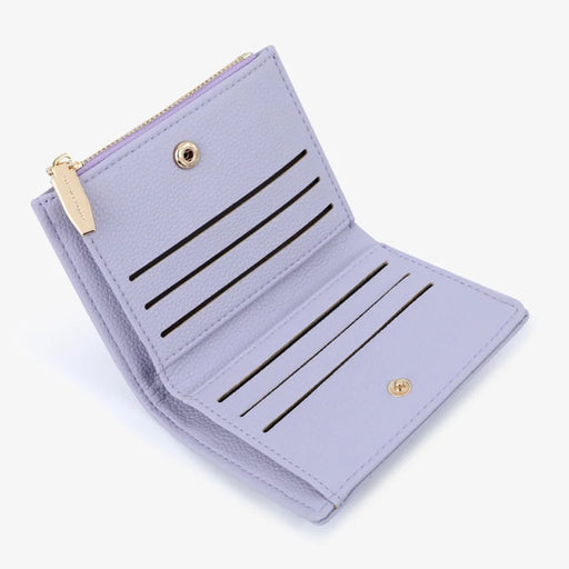 TAILIAN T2051-006 Litchi Texture PU Leather Women Short Wallet Folding Purse - Purple - 2