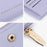 TAILIAN T2051-006 Litchi Texture PU Leather Women Short Wallet Folding Purse - Purple - 7