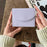 TAILIAN TB142-002 Women Wallet Solid Color PU Leather Small Coin Purse - Purple - 5