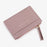 TAILIAN T2602-338 PU Leather Women Short Wallet Solid Color Folding Purse - Red - 4