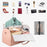 APJ990 Travel Luggage Bag Foldable PU Leather Tote Bag Large Capacity Crossbody Bag - Black - 4