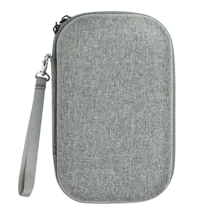 Digital Accessories Bag EVA+Polyester Data Cable Power Bank Mouse Carrying Case - Dark Grey - 1