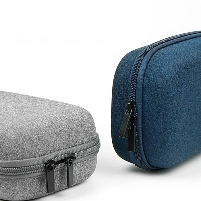 Digital Accessories Bag EVA+Polyester Data Cable Power Bank Mouse Carrying Case - Dark Grey - 7