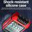 ANENG SZ02 Digital Multimeter Auto Range Handheld Ammeter with Flashlight - Red - 7