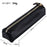 Litchi Texture Cowhide Leather Pencil Case Zipper Stationery Storage Pouch - Sapphire - 6