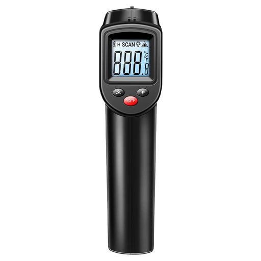ANENG TH201 Handheld Thermometer LCD Digital IR Laser Sensor Temperature Tester - Black - 2