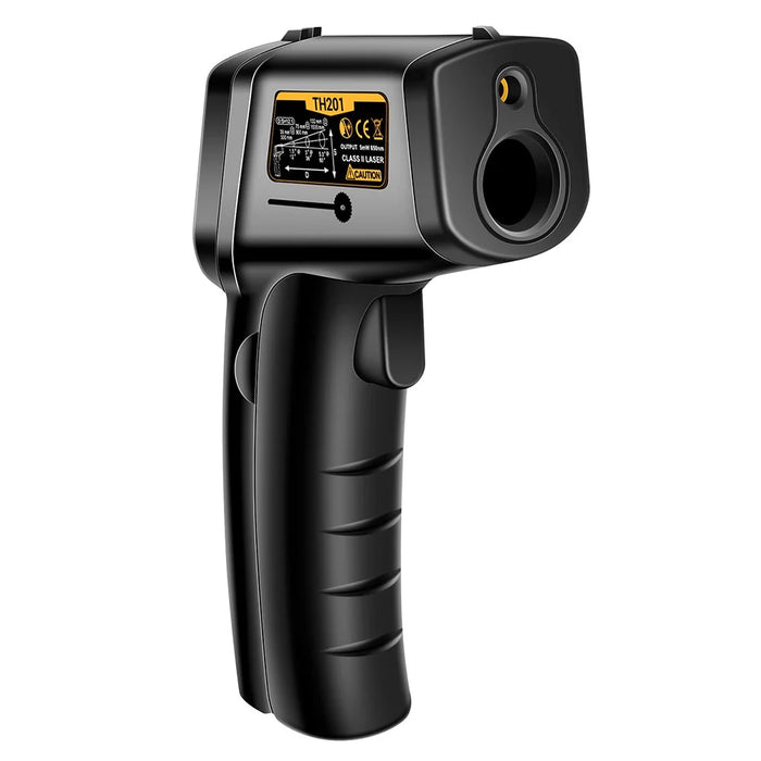 ANENG TH201 Handheld Thermometer LCD Digital IR Laser Sensor Temperature Tester - Black - 3