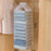 12-Shelf Hanging Storage Organizer for Clothes Wardrobe Closet PVC Storage Shelves - Grey - 6