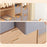 JJTZ 50 x 30 x 26cm Cationic PP Board Cloth Organizer Closet Storage Box with Handles - Grey - 5