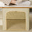 35L Clear Window Storage Box Oxford Cloth Steel Frame Foldable Closet Organizer - Khaki - 3