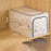 31L Closet Clothes Storage Box Transparent PVC Metal Frame Storage Bag Organizer - Grey - 7
