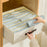 14 Cells Oxford Cloth Organizer Bin Closet Drawer Underwear Socks Storage Box - Beige - 3