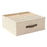 10 Cells Wardrobe Drawer Underwear Socks Storage Box Oxford Cloth Organizer Bin - Beige - 1