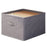 18L Polyester Organizer Wardrobe Clothes Drawer Storage Box with Handle Straps - Grey - 1