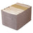 30L Imitation Linen Storage Box Washable Foldable Wardrobe Organizer - Grey - 1