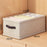 6 Grids Storage Box Wardrobe Closet Organizer for Jeans Pants T-Shirts - Beige - 5