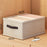 9 Grids Wardrobe Closet Organizer for Clothes Foldable Storage Box - Beige - 5