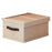 9 Grids Storage Box with Lid Clear Window Foldable Clothes Drawer Organizer - Beige - 1