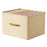 Size XL Closet Storage Box Drawer Divider Organizer with Handle for Pants Sweater - Beige - 1