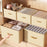 Size M Storage Box Drawer Organizer with Handle for Wardrobe Closet Clothes - Grey - 3