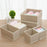 6Pcs / Set Cabinet Non-Woven Fabric Storage Box for Underwear Socks, XS+S+M - Beige - 2