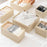6Pcs / Set Cabinet Non-Woven Fabric Storage Box for Underwear Socks, XS+S+M - Beige - 3