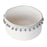 Woven Cotton Rope Storage Basket Desktop Storage Holder with Pompom Tassel - Grey Pompom - 1