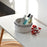 Woven Cotton Rope Storage Basket Desktop Storage Holder with Pompom Tassel - Grey Pompom - 4