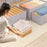 Wardrobe Storage Box Cationic PP Board + Oxford Cloth Foldable Organizer Case, Size S - Beige - 3