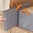 Wardrobe Storage Box Cationic PP Board + Oxford Cloth Foldable Organizer Case, Size S - Beige - 4