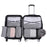 YLZ7S2017 Large Capacity Double-Layer Waterproof Cationic Travel Organizer Bag Set, 7-Piece - Grey - 1