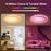 LED Ceiling Light Adjustable 48W EU Plug Smart Night Light Lamp for Living Bed Dining Room House - EU Plug - 3