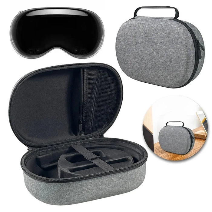 For Apple Vision Pro VR Storage Case Hardshell EVA Carrying Pouch Protection Bag - 7