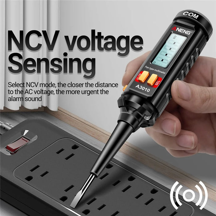 ANENG A3010 2-in-1 Digital Multimeter Test Pen Cable Breakpoint Tester DC / AC Voltage Capacitance Meter - 6