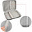 Neck-mounted LED Reading Light Storage Bag EVA+Nylon Case Travel Organizer Handbag - 2