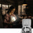 Neck-mounted LED Reading Light Storage Bag EVA+Nylon Case Travel Organizer Handbag - 3