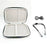 Neck-mounted LED Reading Light Storage Bag EVA+Nylon Case Travel Organizer Handbag - 4