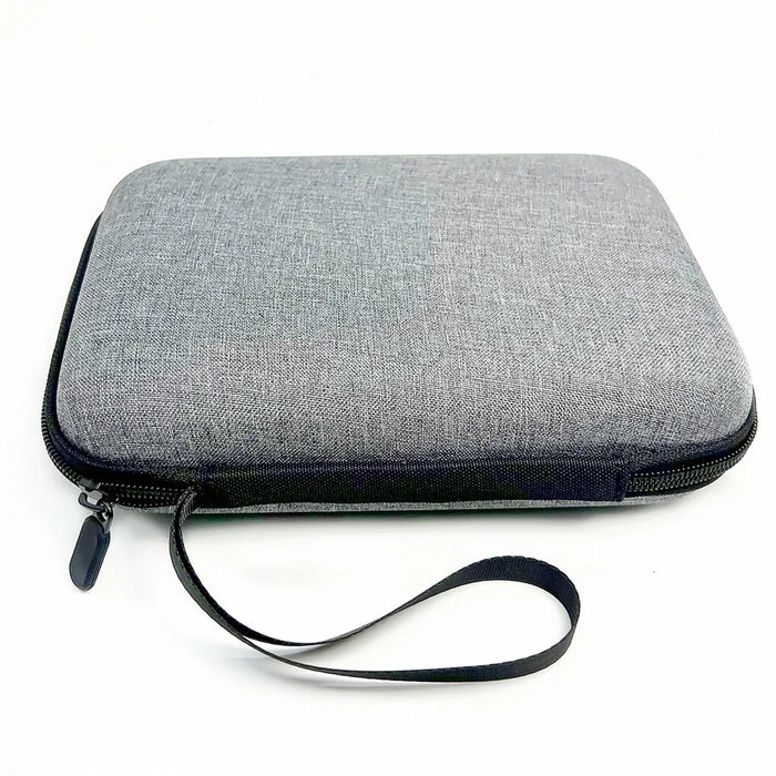 Neck-mounted LED Reading Light Storage Bag EVA+Nylon Case Travel Organizer Handbag - 6