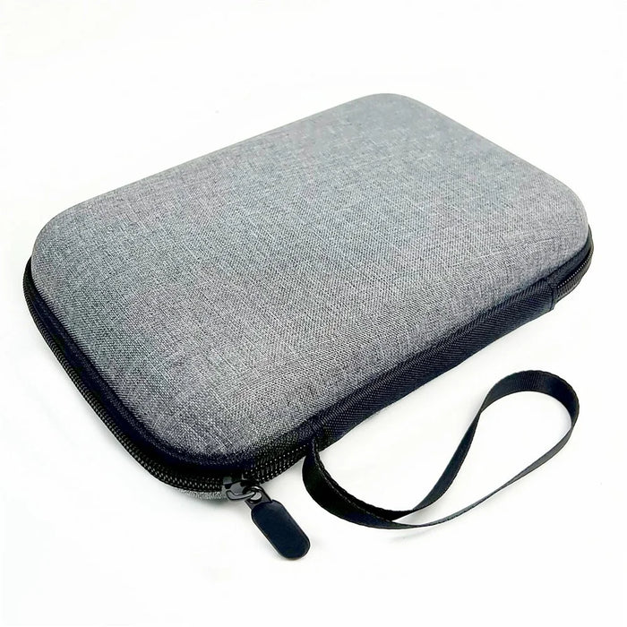 Neck-mounted LED Reading Light Storage Bag EVA+Nylon Case Travel Organizer Handbag - 7