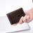BAELLERRY K9313-K9314 Leather RFID Blocking Card Bag Card Storage Case Coin Purse - Coffee - 6