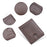 BAELLERRY K9311-K9312 RFID Blocking Bifold Leather Pocket Wallet RFID Blocking Card Bag Coin Purse - Coffee - 3