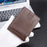 BAELLERRY K9311-K9312 RFID Blocking Bifold Leather Pocket Wallet RFID Blocking Card Bag Coin Purse - Coffee - 5
