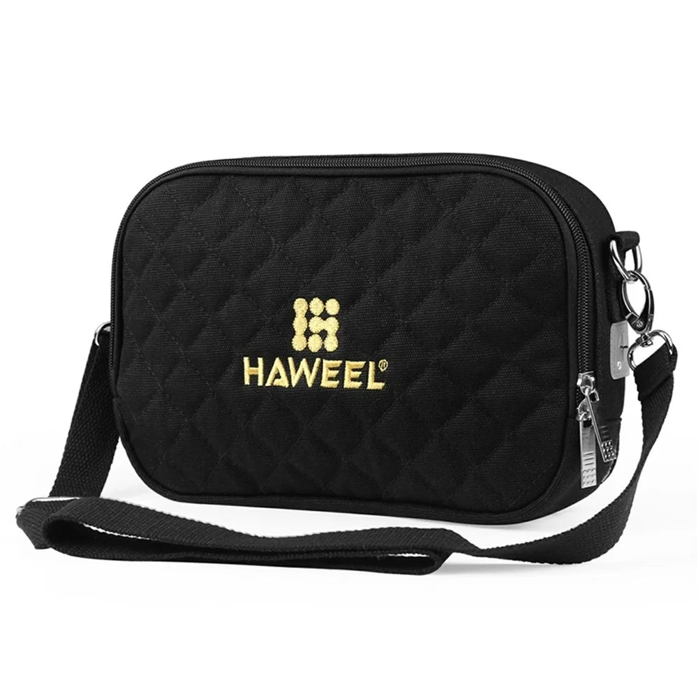 HAWEEL HWL2133 Crossbody Shoulder Bag Heating Hand Warmer Bag Storage Bag for Phone Power Stand - Black - 1
