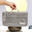 Handheld Makeup Bag Polyester Travel Wash Bag Pouch with Multiple Compartments - Grey - 5