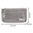 Handheld Makeup Bag Polyester Travel Wash Bag Pouch with Multiple Compartments - Grey - 7