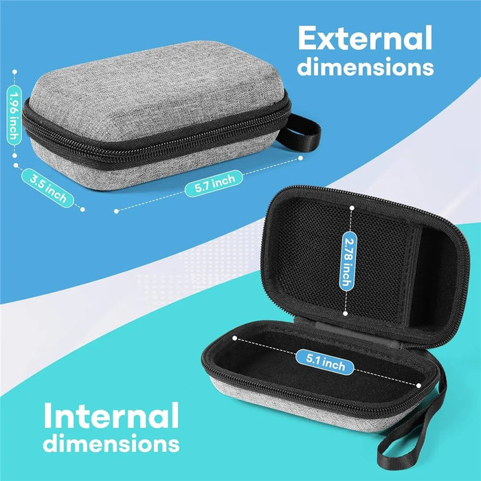 For Anker MagGo Magnetic Portable Charger Carrying Case Nylon+EVA Storage Holder Bag - 7