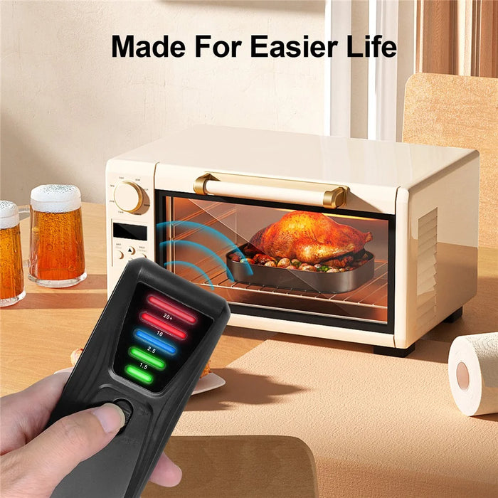 FS-2 Electric Magnetic Field Radiation Tester Portable 5 LED EMF Meter Detector - Black - 6